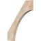 Ekena Millwork 3 1/2"W x 32"D x 40"H Westlake Smooth Knee Brace, Douglas Fir BRC04X32X40WTL00SDF - alternate 1